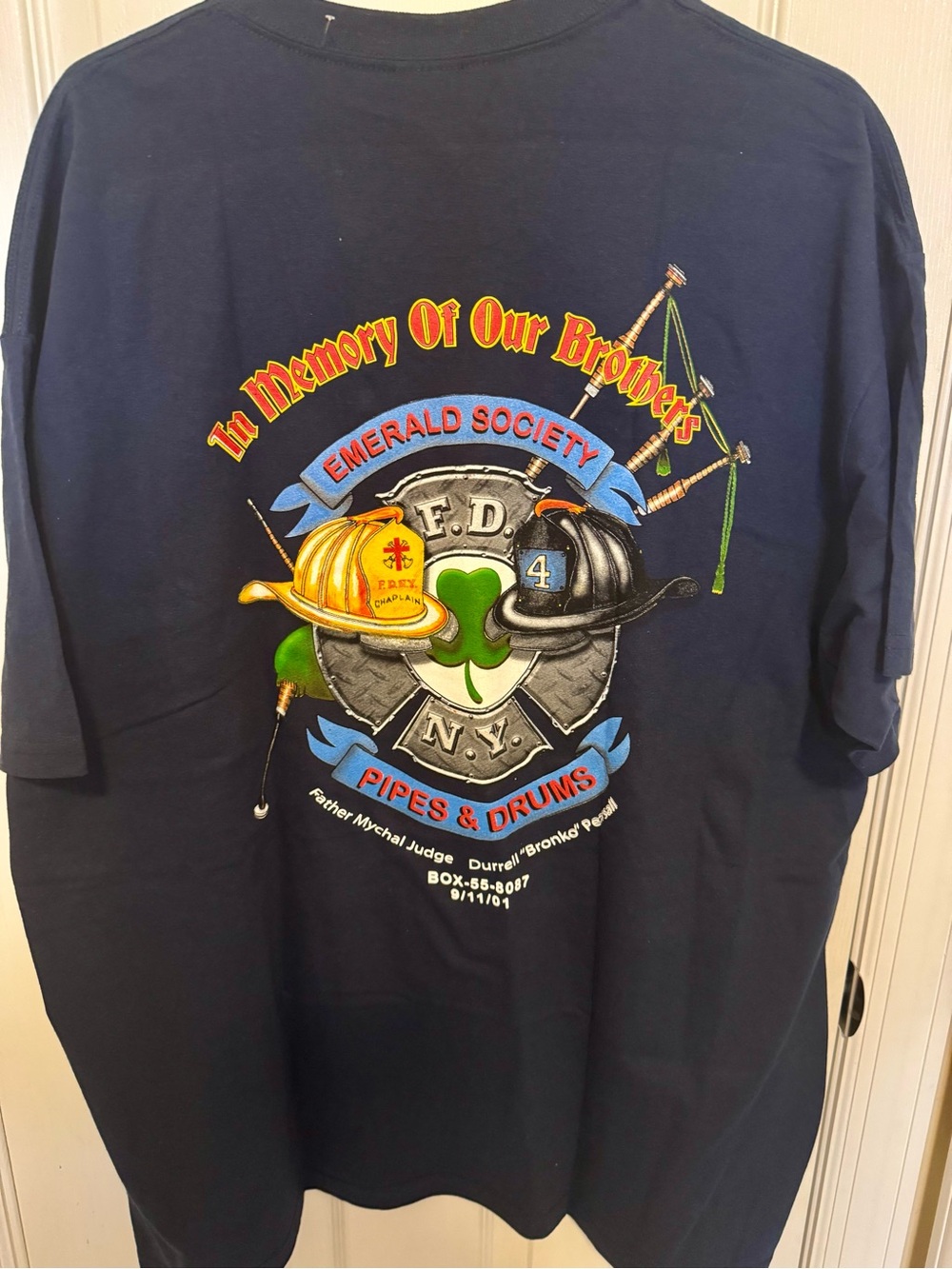 FDNY Pipes & Drums 9/11 Memorial Tee